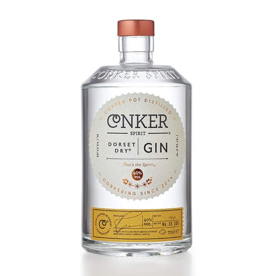 Conker Spirit Dorset Dry Gin 40% ABV (70cl)